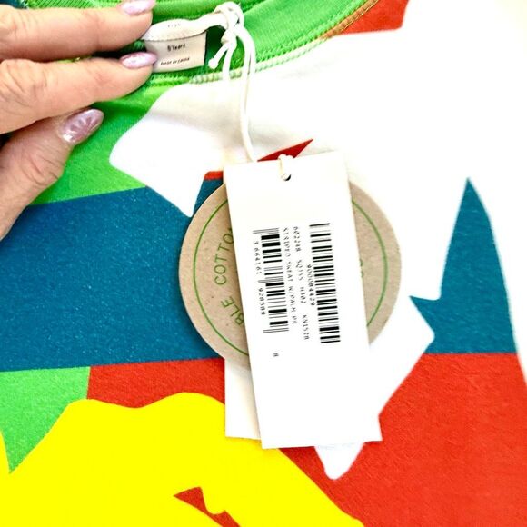 NWT Stella McCartney Kids Colorful Palm Tree Print Sweatshirt.  Size 8 - Picture 4 of 9